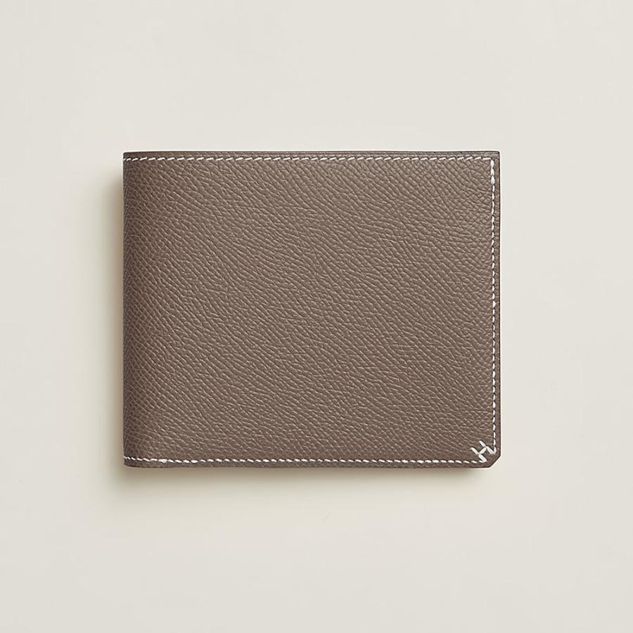 HERMES（エルメス） メンズ 財布 (Hセリエ) コンパクト【ベージュ
