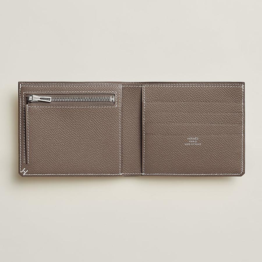 HERMES（エルメス） メンズ 財布 (Hセリエ) コンパクト【ベージュ