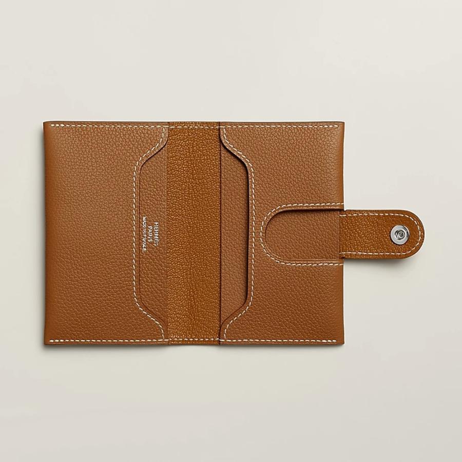 エルメス HERMES メンズ カードケース (R.M.S)【ベージュ/ナチュラル 】【送料無料】【正規品】の画像