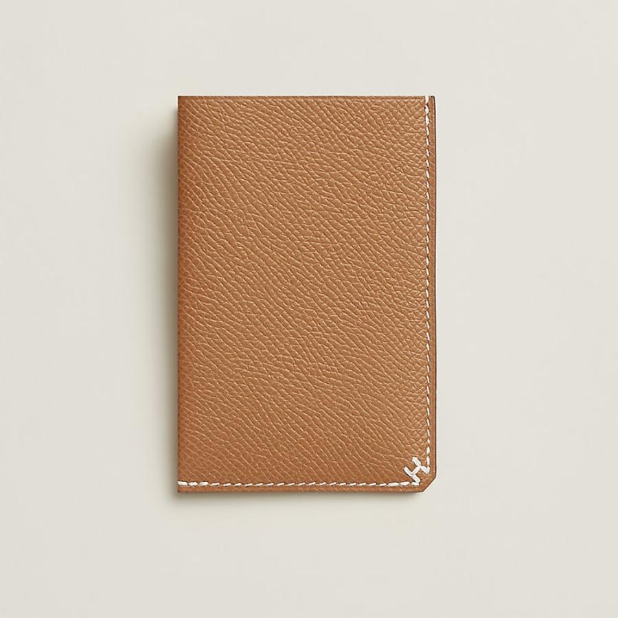 エルメス HERMES メンズ カードケース (Hセリエ)【ベージュ/ナチュラル 】【送料無料】【正規品】の画像