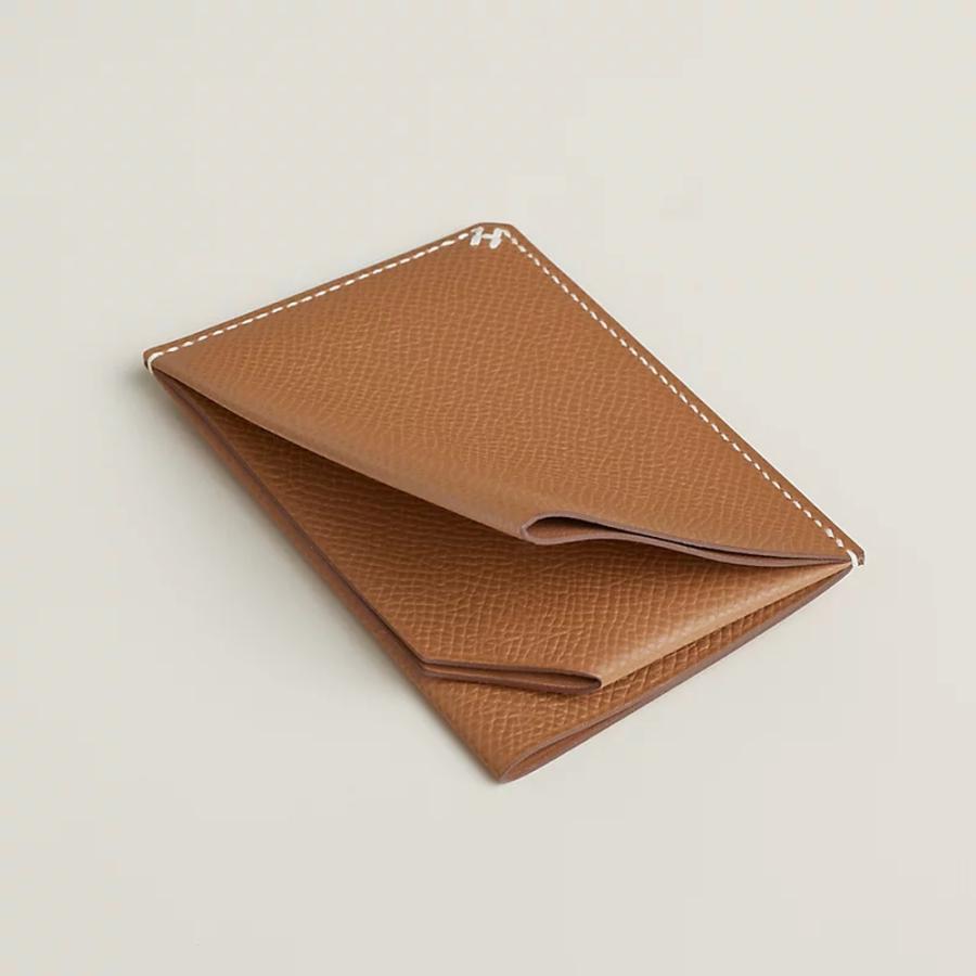 エルメス HERMES メンズ カードケース (Hセリエ)【ベージュ/ナチュラル 】【送料無料】【正規品】の画像