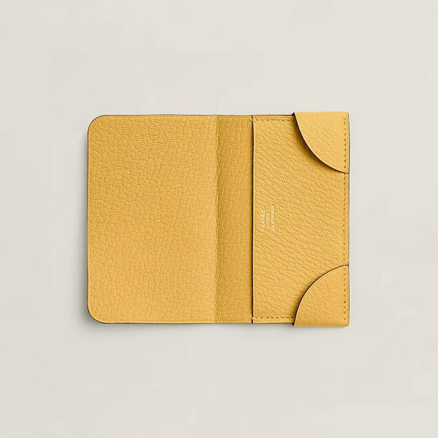 エルメス HERMES メンズ カードケース (コワン ドゥ マル)【イエロー 】【送料無料】【正規品】の画像