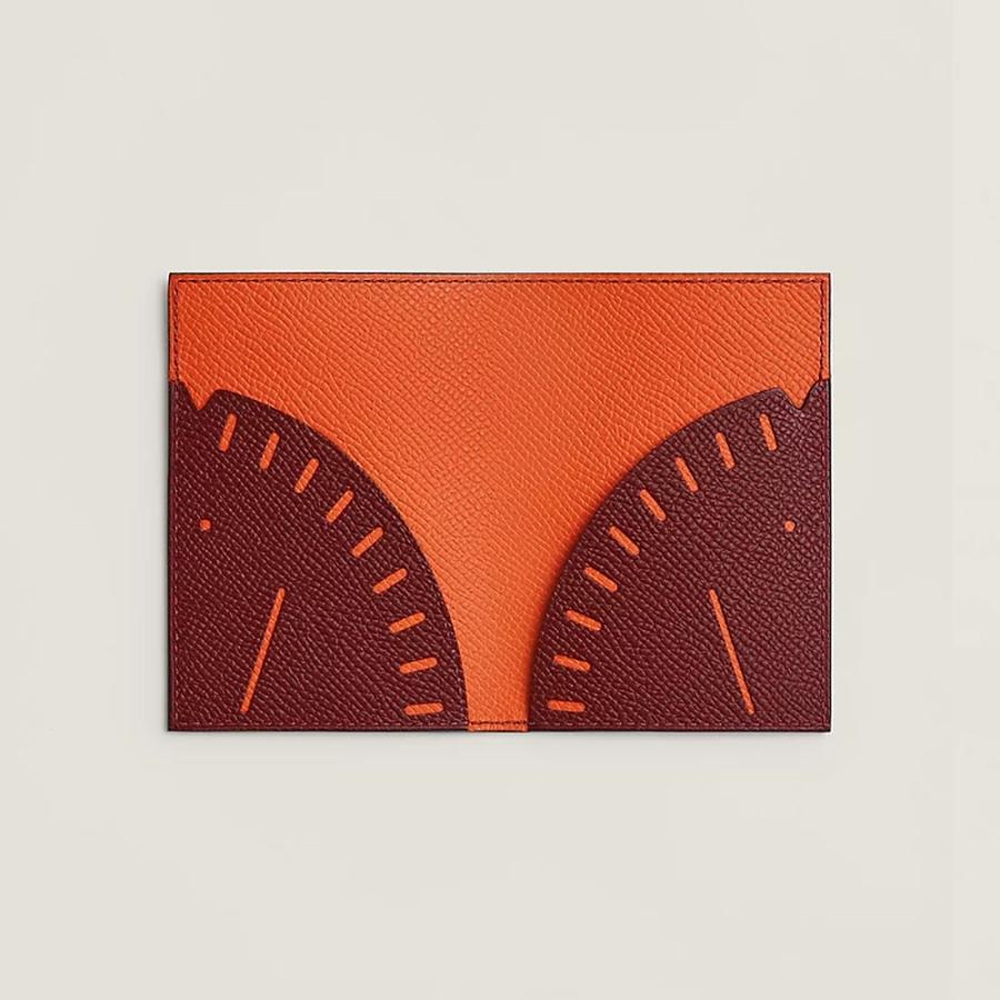 エルメス HERMES メンズ カードケース (ドアド)【レッド 】【送料無料】【正規品】の画像