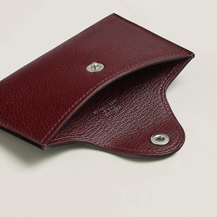 エルメス HERMES メンズ カードケース (イリアード)【レッド 】【送料無料】【正規品】の画像