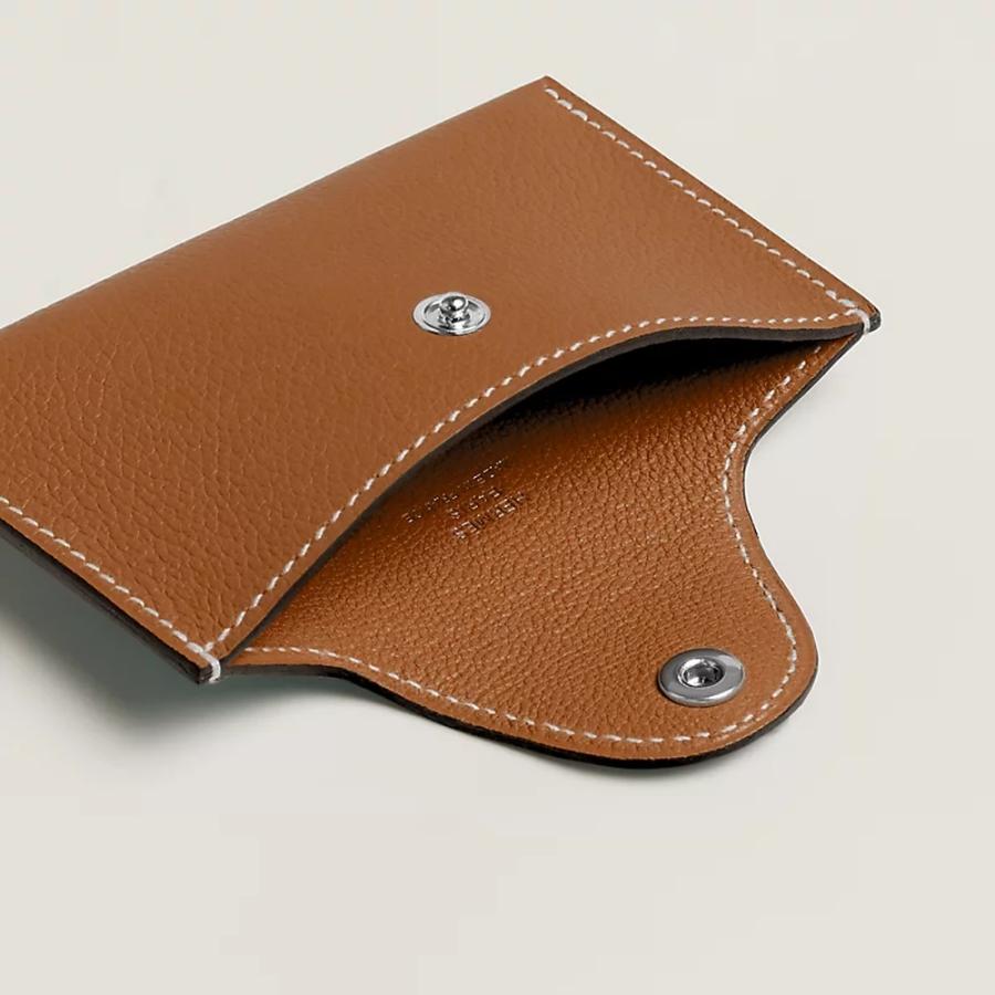 エルメス HERMES メンズ カードケース (イリアード)【ベージュ/ナチュラル 】【送料無料】【正規品】の画像