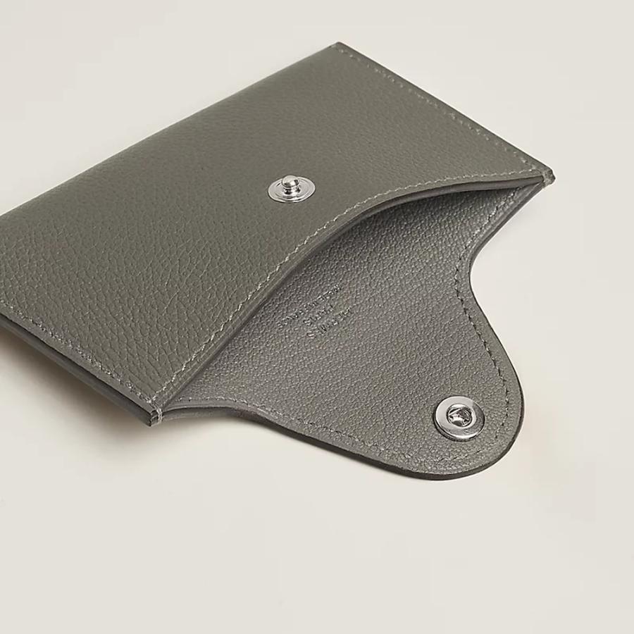 エルメス HERMES メンズ カードケース (イリアード)【グレー 】【送料無料】【正規品】の画像