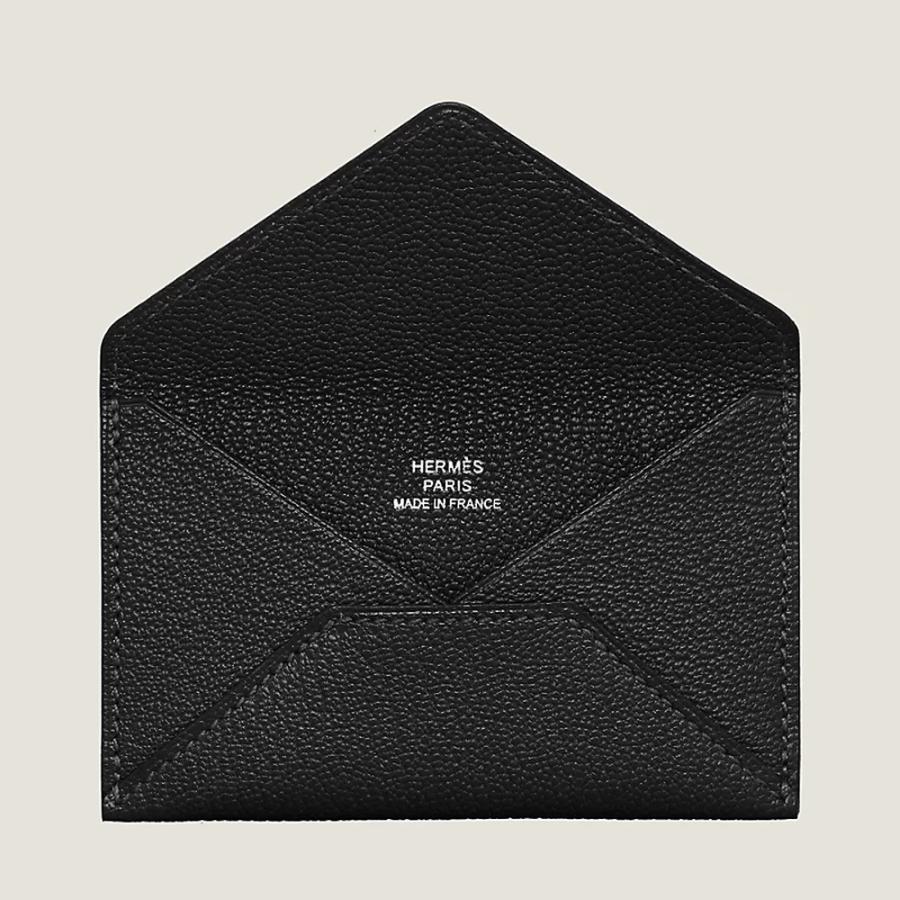 エルメス HERMES メンズ ポーチ (エンヴェロープ) PM【ブラック 】【送料無料】【正規品】の画像