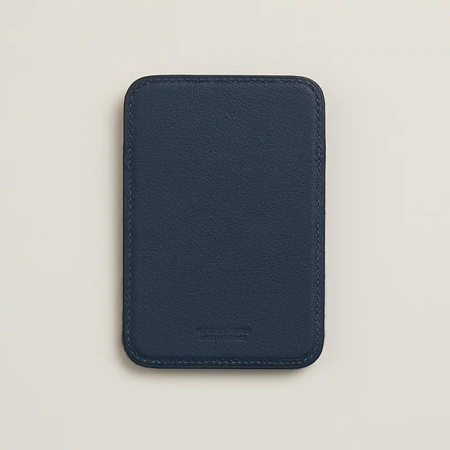 エルメス HERMES メンズ カードケース (MagSafe) エマン Do You Copy【ブルー 】【送料無料】【正規品】の画像