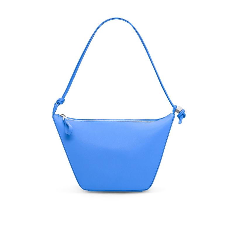 ロエベ LOEWE 2023秋冬 レディース ハンモック ホーボーバッグ ミニ【シーサイドブルー 】【送料無料】【正規品】