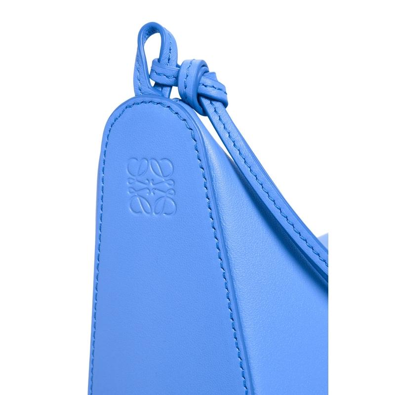 ロエベ LOEWE 2023秋冬 レディース ハンモック ホーボーバッグ ミニ【シーサイドブルー 】【送料無料】【正規品】