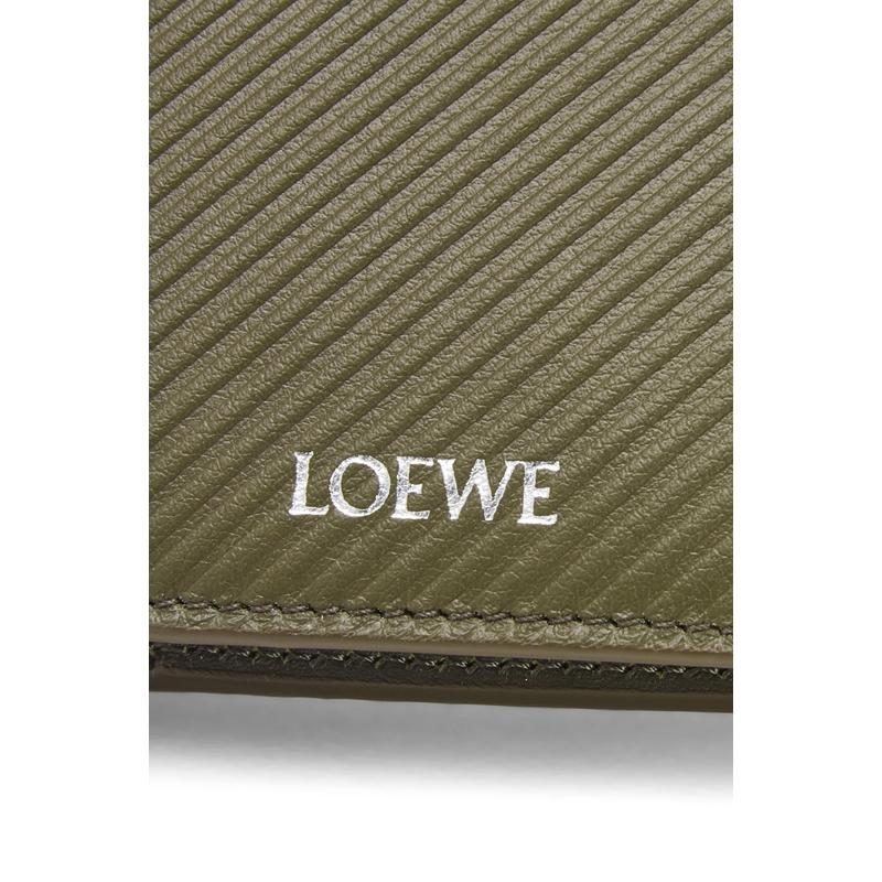 LOEWE ロエベ メンズ スリム コンパクトウォレット 財布【ダーク LOEWE ロエベ メンズ スリム コンパクトウォレット 財布【ダーク