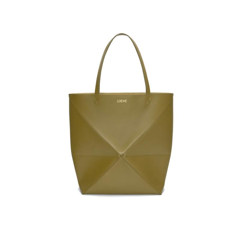 LOEWE ロエベ メンズ パズルフォルド トート バッグ XL【オリーブ 