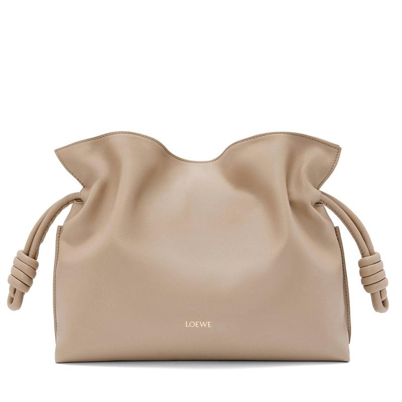 LOEWE ロエベ 2025春夏 レディース フラメンコクラッチ【サンド 