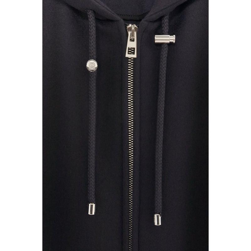 LOEWE ロエベ 2025春夏 メンズ フーデッド コート【ダーク