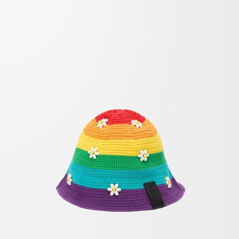 LOEWE マルチカラーバケットハットタイダイ
