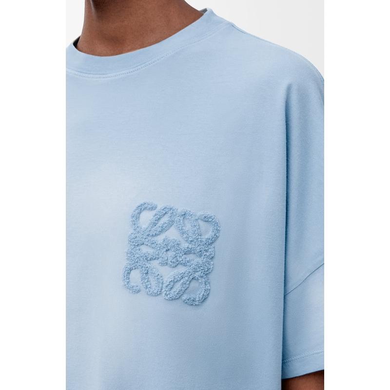 LOEWE ロエベ 2025春夏 レディース Tシャツ【スカイブルー 】【送料 
