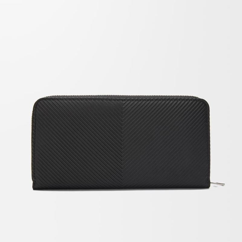 LOEWE（ロエベ） メンズ ジップアラウンド ウォレット 財布【ブラック