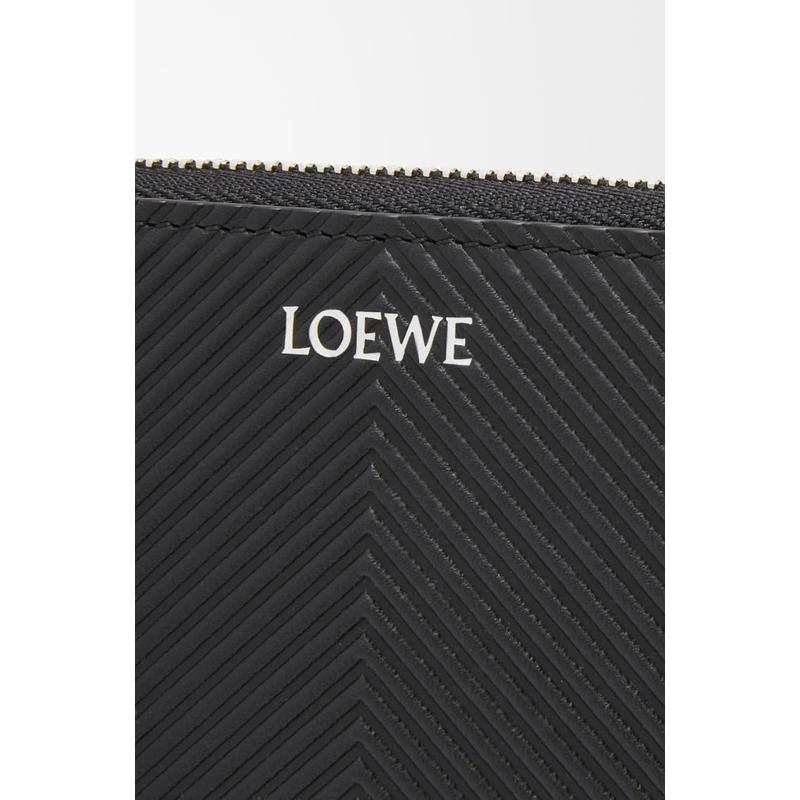 LOEWE ロエベ メンズ ジップアラウンド ウォレット 財布【ブラック