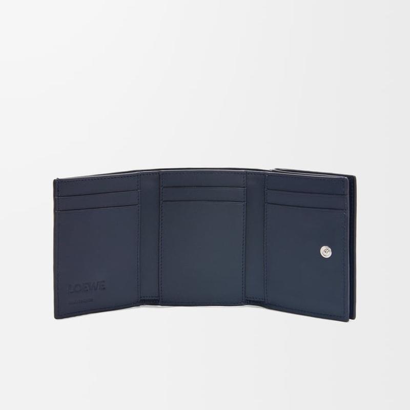 LOEWE（ロエベ） メンズ トライフォールド ウォレット 財布【ディープ