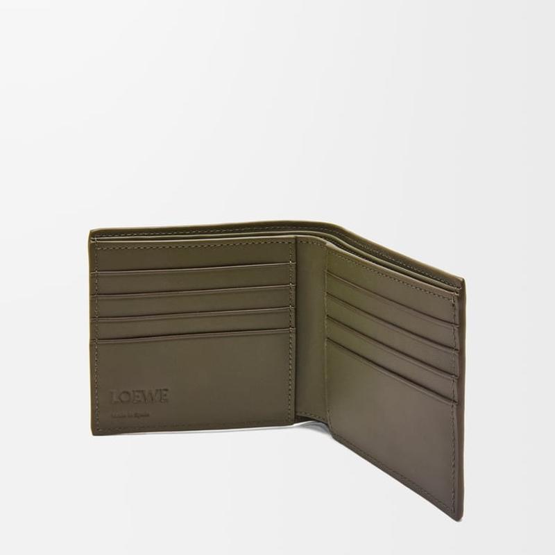LOEWE（ロエベ） メンズ バイフォールド ウォレット 財布【ダーク
