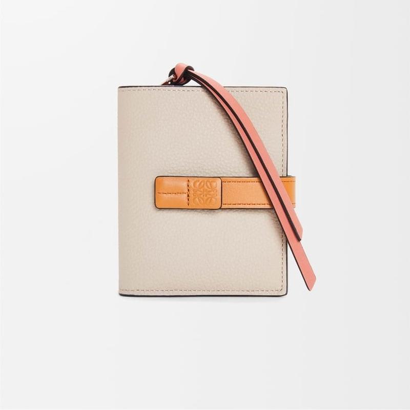 LOEWE スリムジップウォレット Knot slim zip around wallet in hagfish Black - LOEWE