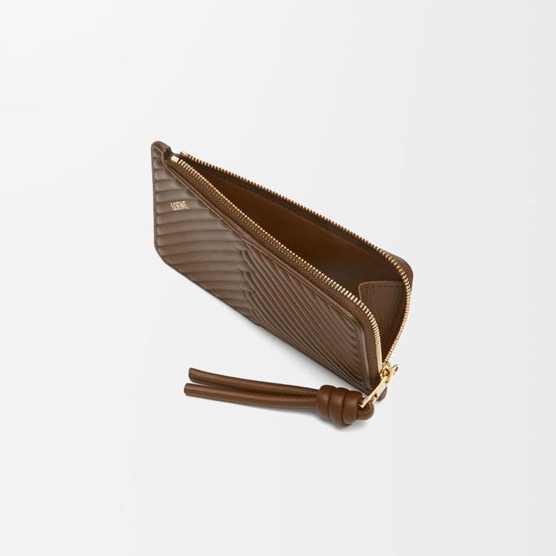 LOEWE（ロエベ） レディース ノット コインカードホルダー【ツンドラ