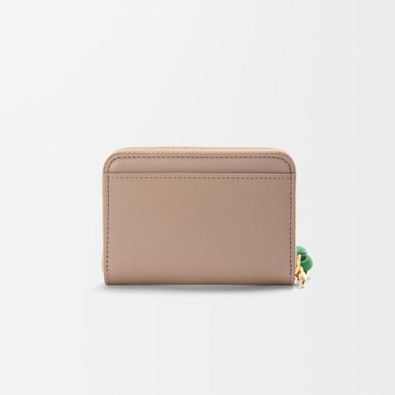 LOEWE ジップパース ジップ コインパース（シャイニーナパカーフ） ベージュ - LOEWE