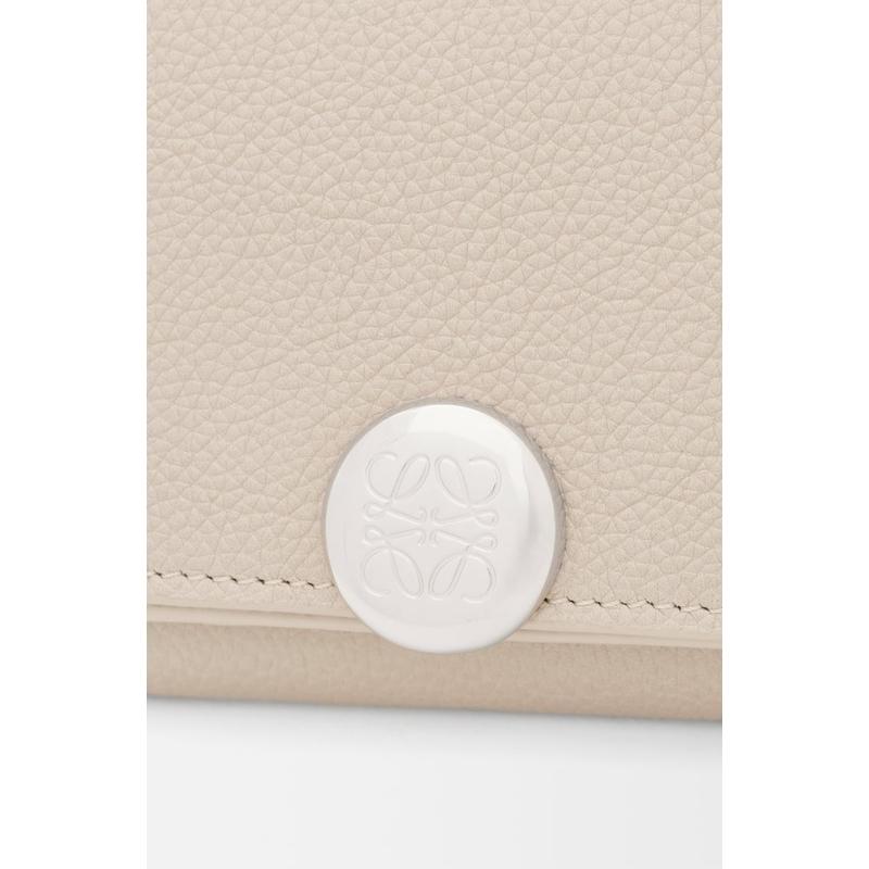 LOEWE ロエベ トライフォールドウォレット ライトゴースト 財布 LOEWE（ロエベ） レディース ペブル トライフォールド ウォレット 財布