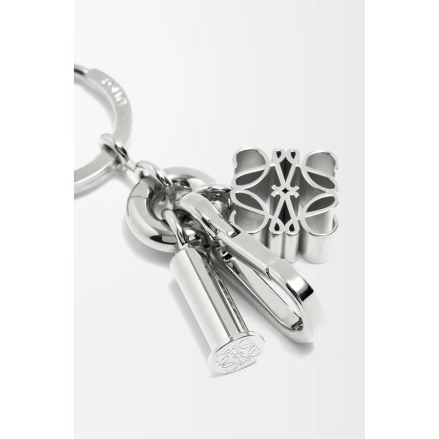 LOEWE（ロエベ） レディース アナグラム キーリング【シルバー