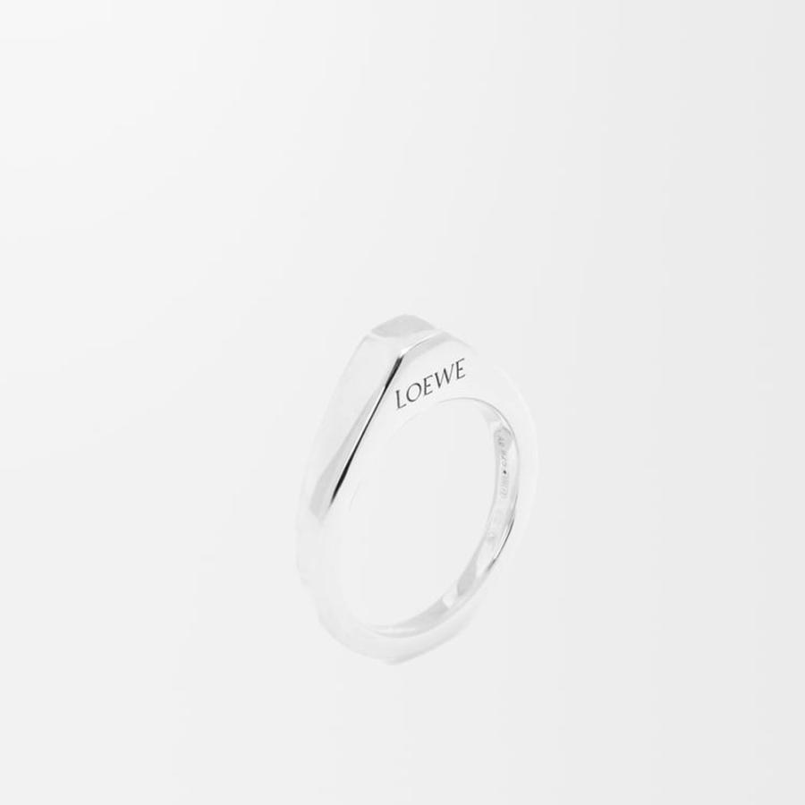 LOEWE（ロエベ） レディース スターラップ リング【シルバー 】【送料