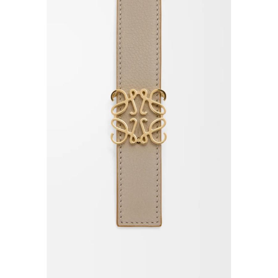 ロエベ LOEWE リバーシブル アナグラム ベルト　ゴールド LOEWE（ロエベ） LOEWE 2025秋冬レディース リバーシブル アナグラム