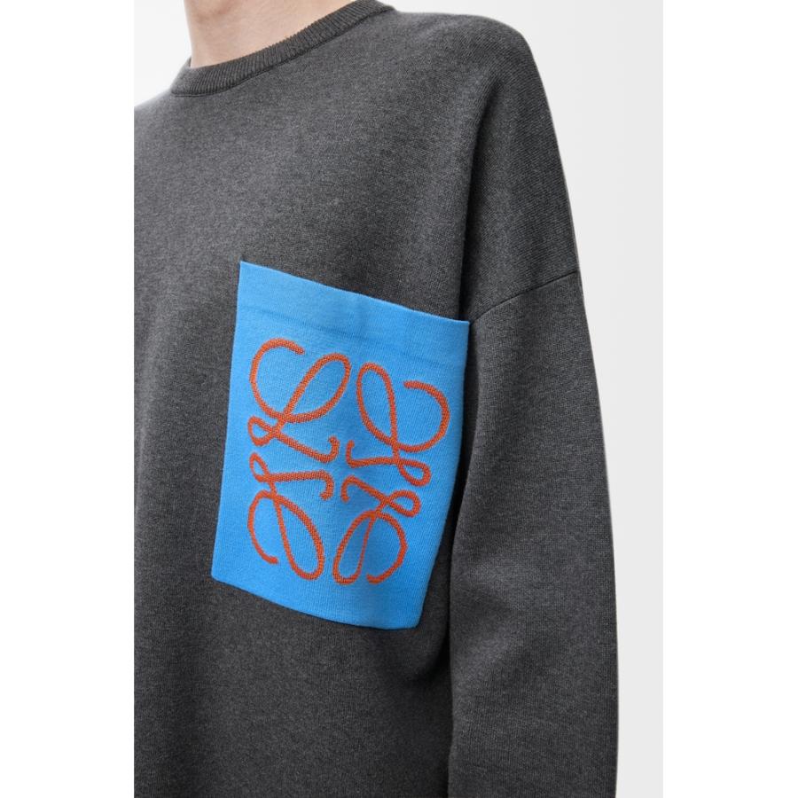 LOEWE（ロエベ） LOEWE 2025秋冬メンズ アナグラム ポケット セーター