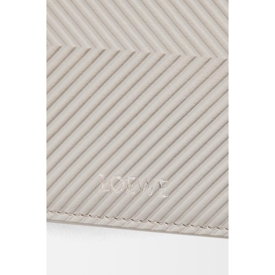 ロエベ LOEWE 2025秋冬メンズ バイフォールド コインウォレット 財布（テクスチャードクラシックカーフ）【シェルグレー 】【送料無料】【正規品】の画像