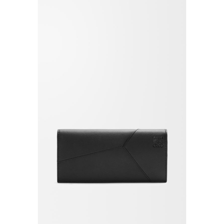 【超美品】LOEWE ブラック 長財布　ロング ホリゾンタル ウォレット LOEWE メンズ 長財布 ロング ホリゾンタル ウォレット 革 国内発
