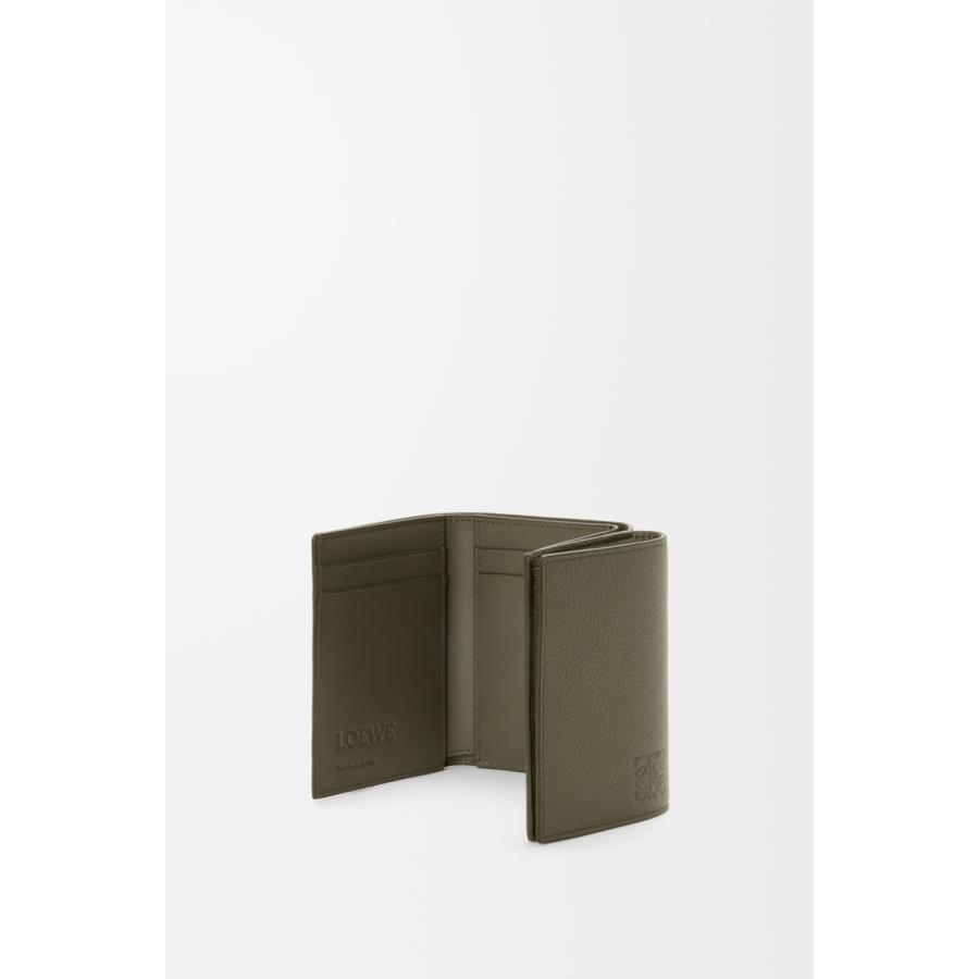 ロエベ LOEWE 2025秋冬メンズ トライフォールド ウォレット 財布（ソフトグレインカーフ）【カーキグリーン 】【送料無料】【正規品】の画像