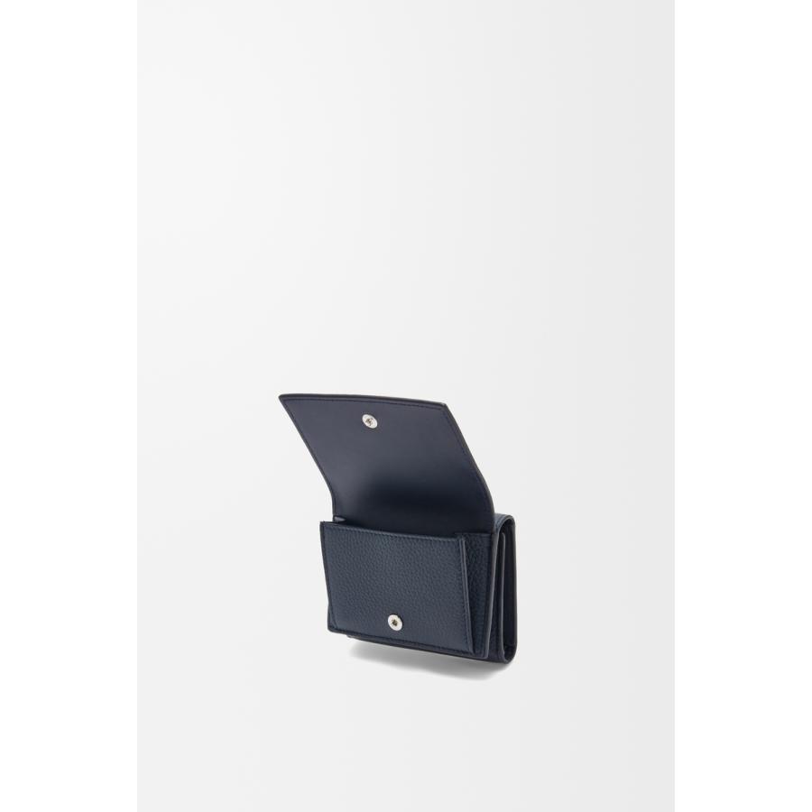 ロエベ LOEWE 2025秋冬メンズ トライフォールド ウォレット 財布（ソフトグレインカーフ）【ディープネイビー 】【送料無料】【正規品】の画像