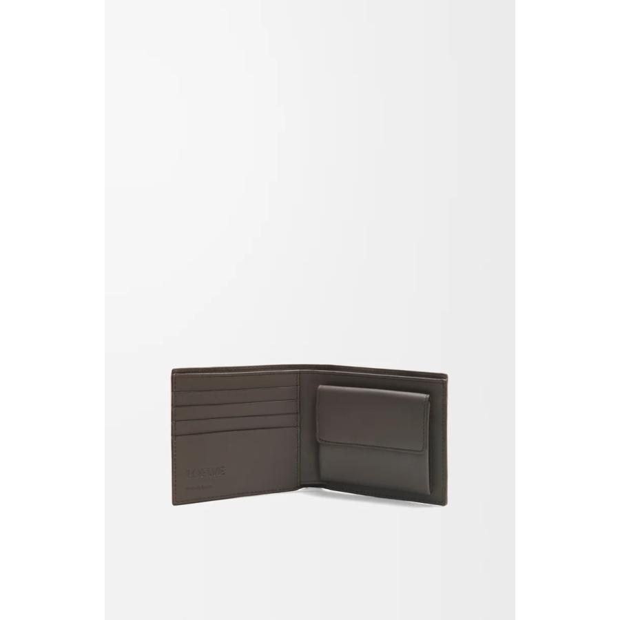 ロエベ LOEWE 2025秋冬メンズ パズル バイフォールド コインウォレット 財布（クラシックカーフ）【ダークグレー 】【送料無料】【正規品】の画像