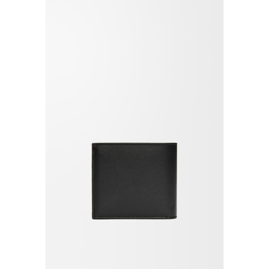 ロエベ LOEWE 2025秋冬メンズ バイフォールド コインウォレット 財布（サテンカーフ）【ブラック 】【送料無料】【正規品】の画像