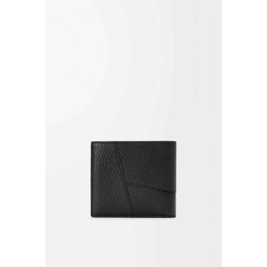 ロエベ LOEWE 2025秋冬メンズ パズル バイフォールド コインウォレット 財布（サプルグレインカーフ）【ブラック 】【送料無料】【正規品】の画像