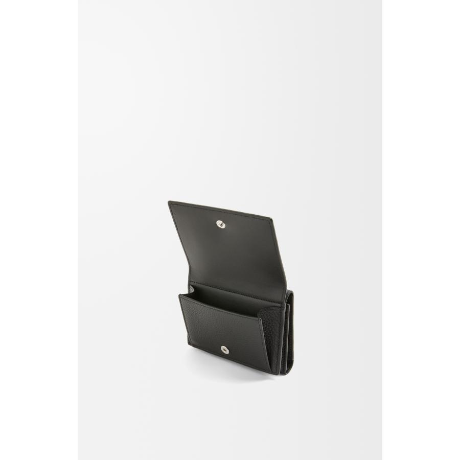 ロエベ LOEWE 2025秋冬メンズ トライフォールド ウォレット 財布（ソフトグレインカーフ）【ブラック 】【送料無料】【正規品】の画像