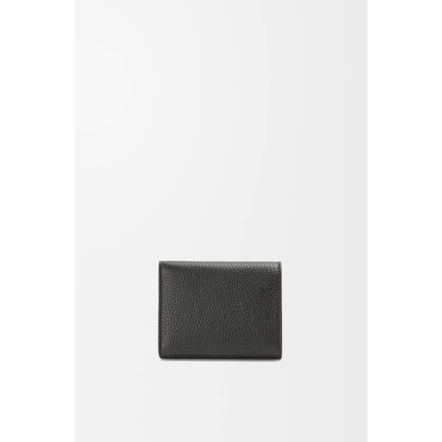 ロエベ LOEWE 2025秋冬メンズ トライフォールド ウォレット 財布（ソフトグレインカーフ）【ブラック 】【送料無料】【正規品】の画像