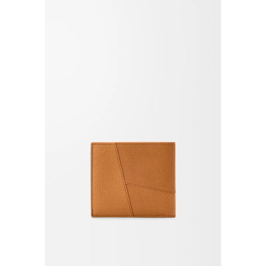 ロエベ LOEWE 2025秋冬メンズ パズル バイフォールド コインウォレット 財布（サプルグレインカーフ）【ライトキャニオンブラウン 】【送料無料】【正規品】の画像