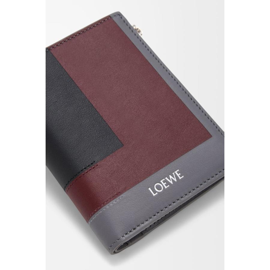 ロエベ LOEWE 2025秋冬メンズ スリム コンパクトウォレット 財布（ナパカーフ）【アルデシア/ディープルビー 】【送料無料】【正規品】の画像