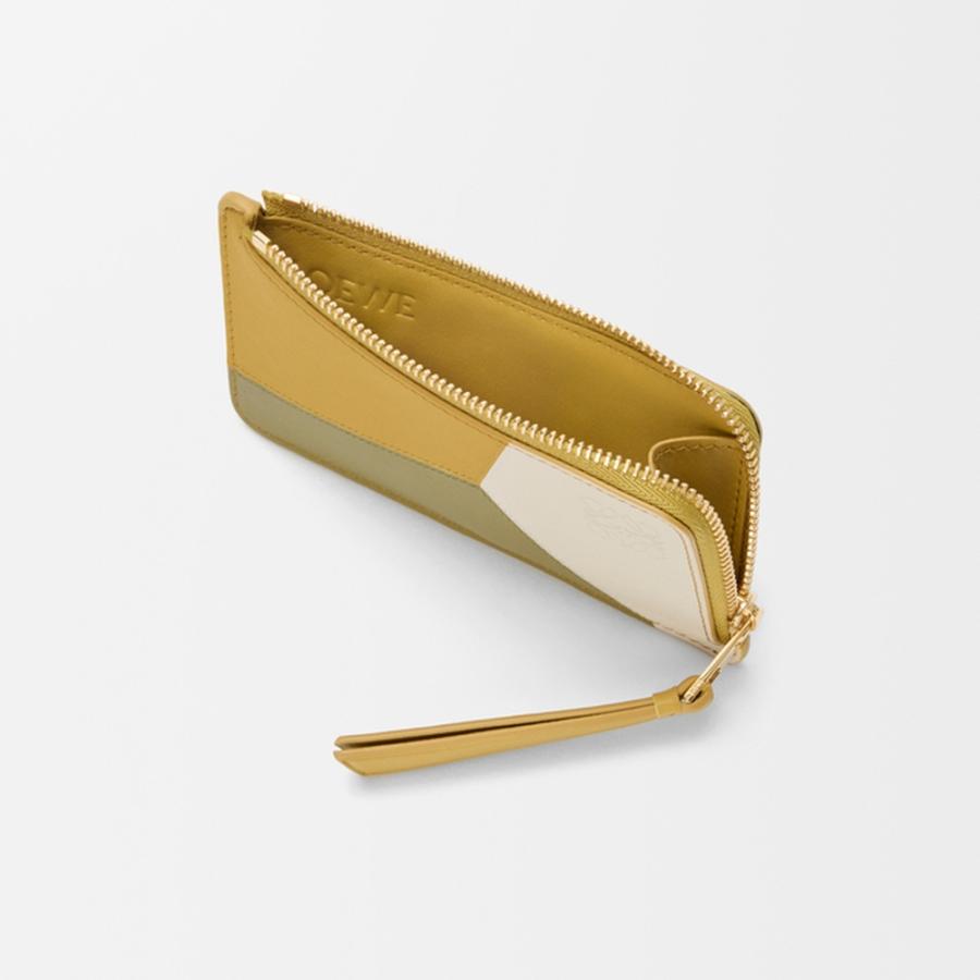 ロエベ LOEWE 2025秋冬レディース パズル コインカードホルダー（クラシックカーフ）【ジンジャー/シーソルト 】【送料無料】【正規品】の画像