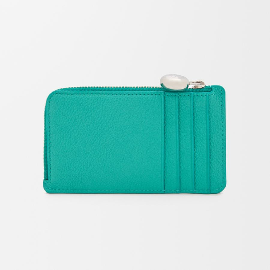 ロエベ LOEWE 2025秋冬レディース ペブル コインカードホルダー（ペブルグレインカーフ）【アクアマリン 】【送料無料】【正規品】の画像
