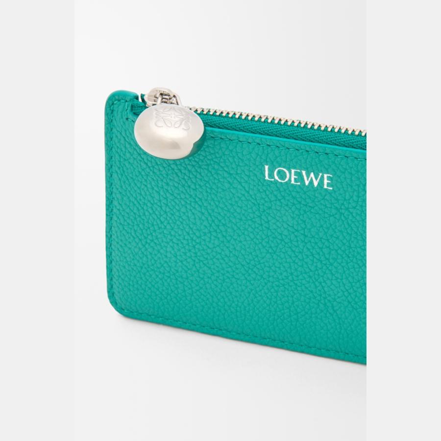 ロエベ LOEWE 2025秋冬レディース ペブル コインカードホルダー（ペブルグレインカーフ）【アクアマリン 】【送料無料】【正規品】の画像