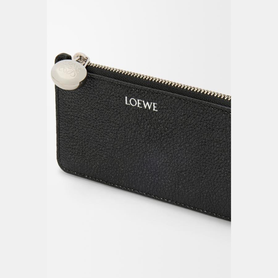 ロエベ LOEWE 2025秋冬レディース ペブル コインカードホルダー（ペブルグレインカーフ）【ブラック 】【送料無料】【正規品】の画像