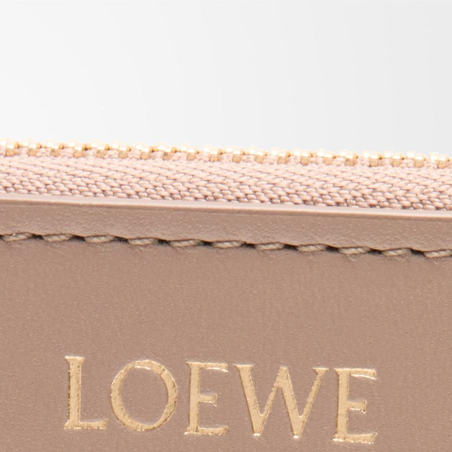 ロエベ LOEWE 2025秋冬レディース ジップ コインパース（シャイニーナパカーフ）【サンド/トロピカルグリーン 】【送料無料】【正規品】の画像