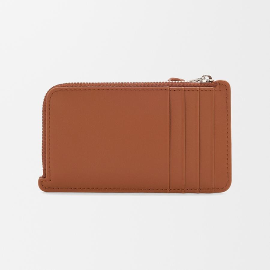 ロエベ LOEWE 2025秋冬レディース コインカードホルダー（ナパカーフ）【キャラメル/ブライトグリーン 】【送料無料】【正規品】の画像
