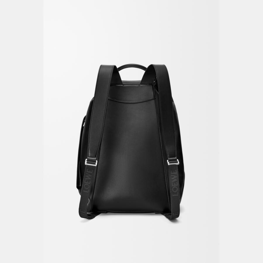 LOEWE ブラックリュック・バックパック LOEWE ロエベ 2025秋冬メンズ フラメンコ バックパック（シャイニー